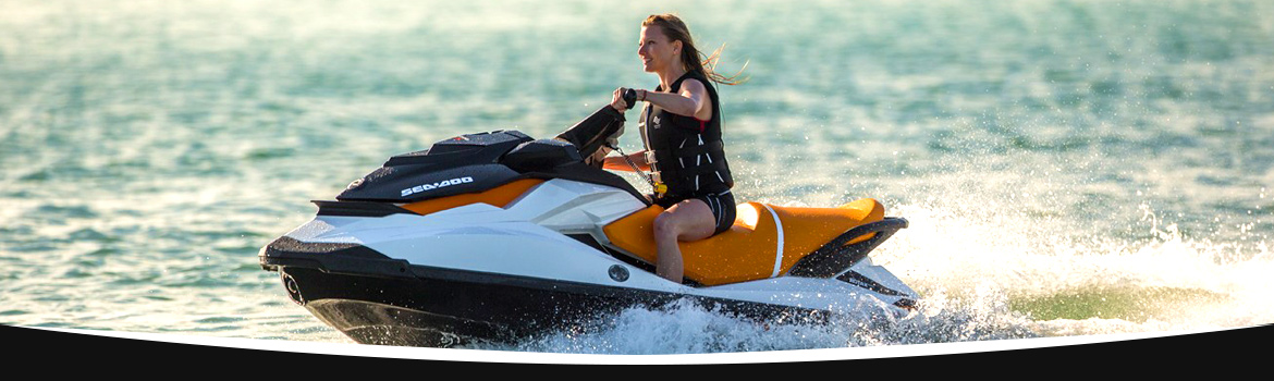 Sea-Doo GTS | Woman Having  Fun In A Sea-Doo Watercraft | Parts Header